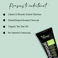 Oneway Happiness Activated Charcoal Facewash and Activated Charcoal Peel of mask combo for Total repair Remove oil and Dead skin 200gm-thumb1