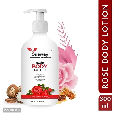 Oneway Happiness Rose body lotion for skin hydration 300ml