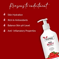 Oneway Happiness Rose body lotion for skin hydration 300ml-thumb3