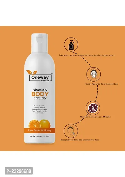 Oneway Happiness Vitamin C body lotion 100ml (pack of 2)-thumb3