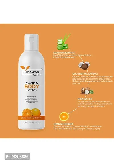 Oneway Happiness Vitamin C body lotion 100ml (pack of 2)-thumb5
