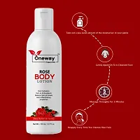Oneway Happiness Rose Body Lotion (100ml) and Vitamin C Body Lotion (100) combo 200ml-thumb2