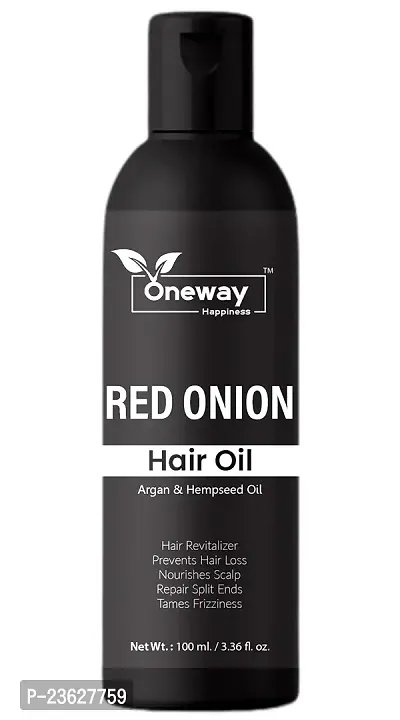 Oneway Happiness Red Onion Hair Oil 100ml-thumb0