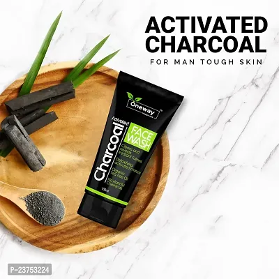 Oneway Happiness Activated Charcoal Facewash for oil control (by 1 get 1 free)-thumb3
