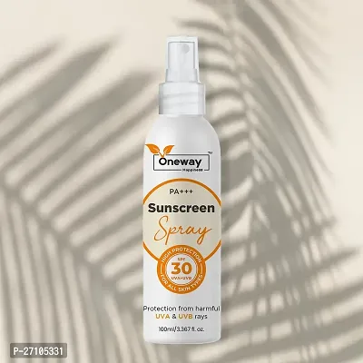 Oneway Happiness Sunscreen Spray For Skin  Protection with UV rays 100ml-thumb0