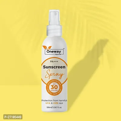 Oneway Happiness Sunscreen Spray For Skin brightening And  UV Protection 100ml-thumb0