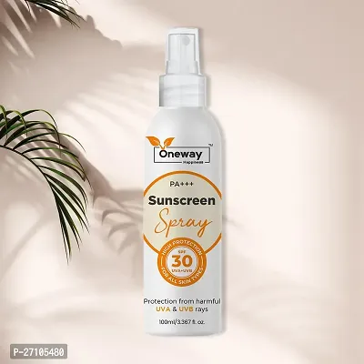 Oneway Happiness Sunscreen Spray For Skin brightening and Removing dead skin 100ml-thumb0