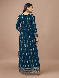 Stylish Fancy Designer Rayon Ethnic Gown For Women-thumb1