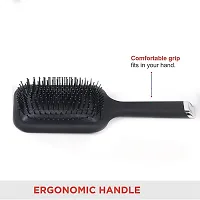 MAPPERZ Paddle Hair Brush with Ball Tip Bristles For Grooming, Straightening, Smoothing Hair/ Professional Hair Styling for Men and Women- Black-thumb4