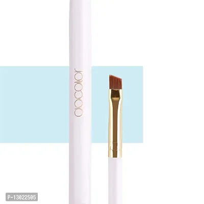 Duo Eyebrow Brush, Docolor Eye Makeup Brushes Professional Tool, Angled Eye Brow Brush and Spoolie Brush White-thumb4