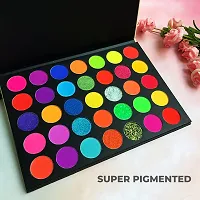 MAPPERZ Professional 35 Colors Mattes And Shimmers High Pigmented Eye Shadow Palette, Multicolor-thumb2