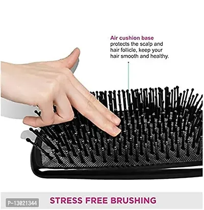 MAPPERZ Paddle Hair Brush with Ball Tip Bristles For Grooming, Straightening, Smoothing Hair - Men and Women-thumb5