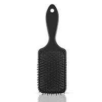 MAPPERZ Paddle Brush and Cushion Hair Brush Large Square Air Cushion Paddle Brush with Ball Tip Bristles for Wet or Dry, Long, Thick, or Curly Hair For Men And Women- Black-thumb4