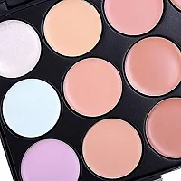 Mapperz 15 color Concealer and contour palette| Contour powder as used bronzer | 3contour| 15 color character|-thumb1