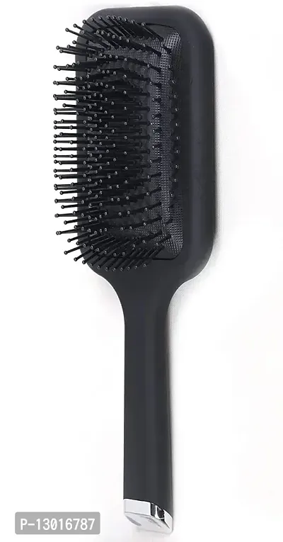 MAPPERZ Paddle Hair Brush with Ball Tip Bristles For Grooming, Straightening, Smoothing Hair/ Professional Hair Styling for Men and Women- Black-thumb0