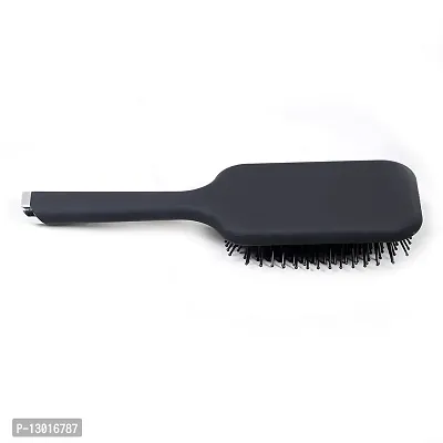 MAPPERZ Paddle Hair Brush with Ball Tip Bristles For Grooming, Straightening, Smoothing Hair/ Professional Hair Styling for Men and Women- Black-thumb2