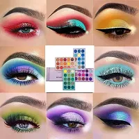 MAPPERZ 60 Colors Eyeshadow Palette Mattes And Shimmers High Pigmented Color Board Professional Eye Shadow Make Up Eye Cosmetic - Multicolor-thumb4
