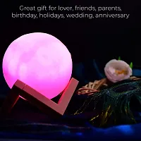 MAPPERZ 3D LED Moon Lamp Galaxy Lamp Moon Light Lava Lamp Moon Night Light Gifts for Girls Boys Kids Women Birthday (10cm, Pink)-thumb4