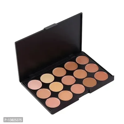 Mapperz 15 color Concealer and contour palette| Contour powder as used bronzer | 3contour| 15 color character|-thumb4