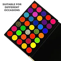 MAPPERZ Professional 35 Colors Mattes And Shimmers High Pigmented Eye Shadow Palette, Multicolor-thumb4