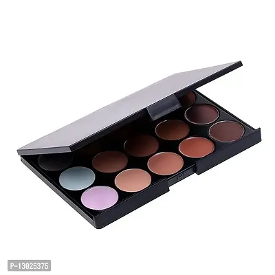 Mapperz 15 color Concealer and contour palette| Contour powder as used bronzer | 3contour| 15 color character|-thumb3