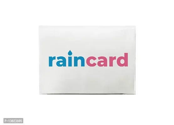 MAPPERZ Unisex Polyester Rain Card/ Single Layer Disposable Rain Card for Men Women - Blue (Free Size) (Pack of 5)-thumb3