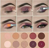 MAPPERZ 60 Colors Eyeshadow Palette Mattes And Shimmers High Pigmented Color Board Professional Eye Shadow Make Up Eye Cosmetic - Multicolor-thumb1