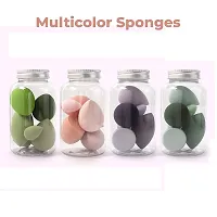 MAPPERZ Makeup Sponge Set Beauty Blender with Egg Case, Soft Sponge For Liquid Foundation, Creams, and Powders, Latex Free Wet and Dry Makeup ( 4 Big + 3 Mini-7 Pcs set, Multicolor)-thumb4