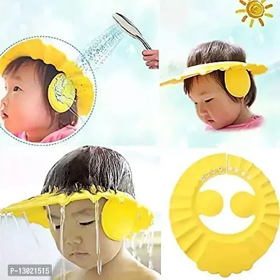 MAPPERZ Baby Bathing Adjustable Shower Cap for Eye and Ear Protection (Pack of 1)