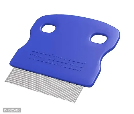 MAPPERZ Lice Comb with Metal Teeth/ Nit Lice Egg Removal Stainless Steel Metal/ Nit and Egg Remover - Multicolor