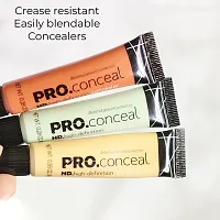 MAPPERZ Hd Pro Face Concealer/Orange, Green, Yellow Pro Concealer For Face Makeup (3 pc, Multicolor, 8g Each)-thumb1