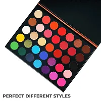 MAPPERZ Professional 35 Colors Mattes And Shimmers High Pigmented Eye Shadow Palette, Multicolor-thumb1