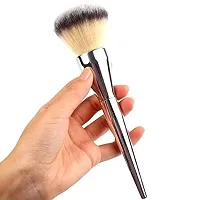 Mapperz Cosmetic Foundation Face Blush Powder Makeup Brush Tool | Professional Makeup Face Blush Powder Brush Tool ( Multicolor)(steel face brush )-thumb3