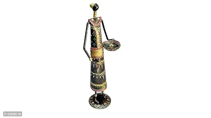 Stylish Art Handcrafted Tealight Holder in Massai Lady Shape