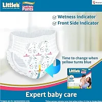 Little's Comfy Baby Pants - Premium, 12 Hours Absorption, Wetness Indicator, Cotton Soft, Small 78 Count-thumb4