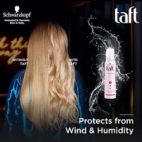 Schwarzkopf Taft Locken Hair Mousse, For long lasting curls, Weather-proof formula, Hold 3 with no stickiness-thumb4