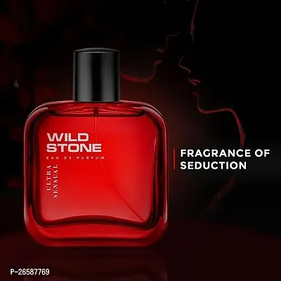 Wild Stone Ultra Sensual Long Lasting Perfume for Men, 100ml, A Sensory Treat for Casual Encounters, Aromatic Blend of Masculine Fragrances-thumb2