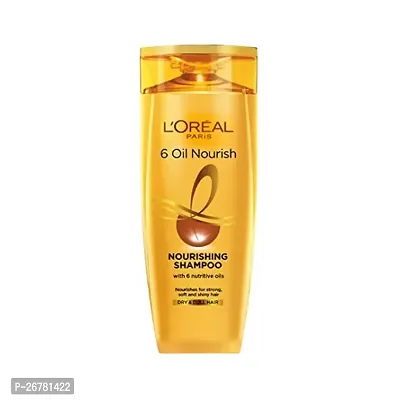 Loreal Paris Shampoo Moisturising  Hydrating, For Dull Dry  Lifeless Hair, 6 Oil Nourish, 180 ml-thumb0