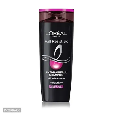 L'Oreal Paris Anti-Hair Fall Shampoo, Reinforcing  Nourishing for Hair Growth, For Thinning  Hair Loss, With Arginine Essence and Salicylic Acid, Fall Resist 3X, 340ml