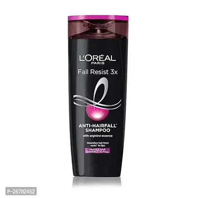 L'Oreal Paris Anti-Hair Fall Shampoo, Reinforcing  Nourishing for Hair Growth, For Thinning  Hair Loss, With Arginine Essence and Salicylic Acid, Fall Resist 3X, 180 ml