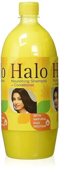 Halo Shampoo  Conditioner with Natural Egg Protein for Soft and Silky Hair - 1 litre