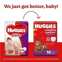 Huggies Complete Comfort Wonder Pants Medium (M) Size Baby Diaper Pants, 34 count-thumb1