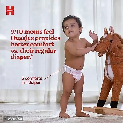 Huggies Complete Comfort Wonder Pants Medium (M) Size Baby Diaper Pants, 34 count-thumb3