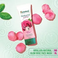 Himalaya Natural Glow Rose Face Wash, 100ML-thumb2