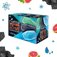 Fiama Men Gel Bar Active Celebration Pack with 3 unique gel bars, Charcoal and Grapefruit Gel Bar, Refreshing Pulse and Energising Sport for moisturised skin 125g soap (Pack of 3)-thumb2