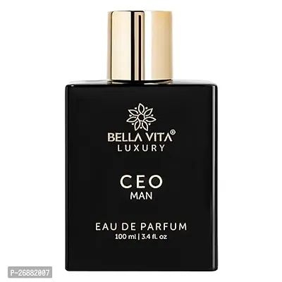 Bella Vita Luxury CEO MAN Eau De Parfum Perfume for Men with Lemon, Lavender, Tonka  Agarwood|Woody  Spicy Long Lasting EDP Fragrance Scent, 100 Ml-thumb0