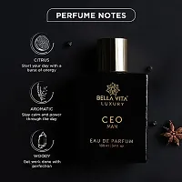 Bella Vita Luxury CEO MAN Eau De Parfum Perfume for Men with Lemon, Lavender, Tonka  Agarwood|Woody  Spicy Long Lasting EDP Fragrance Scent, 100 Ml-thumb2