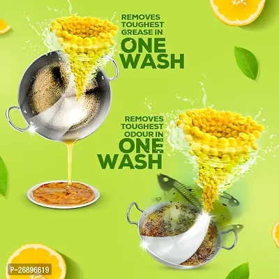 Vim Dishwash Liquid Gel Lemon, With Lemon Fragrance, Leaves No Residue, Grease Cleaner For All Utensils, 750 ml Bottle-thumb3
