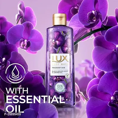 Lux Shower Gel, Black Orchid Fragrance  Juniper Oil Bodywash, With Glycerine For Soft Skin, Long Lasting Fragrance, Paraben Free, 245 Ml-thumb5
