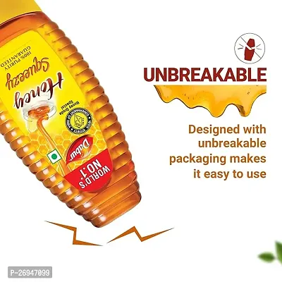 Dabur Honey Squeezy Pack ndash; 800g (400gx2, Pack of 2) | 100% Pure | World's No.1 Honey Brand with No Sugar Adulteration-thumb4